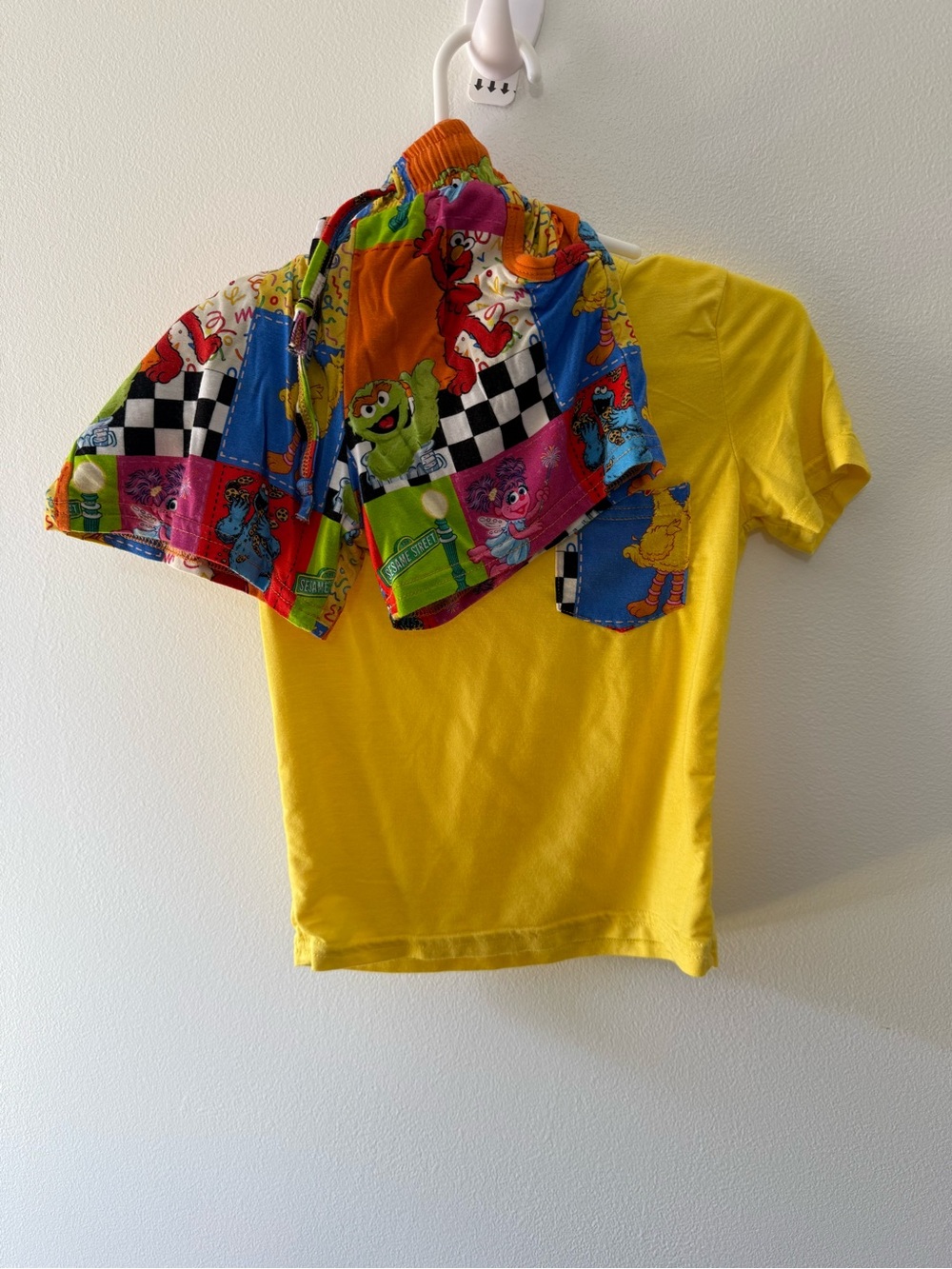 Wei Wei Sesame Street Short-Sleeve and Shorts Set- Bamboo